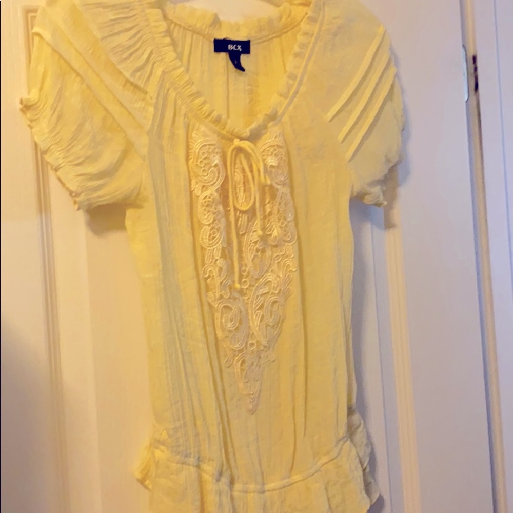 BCX women blouse yellow